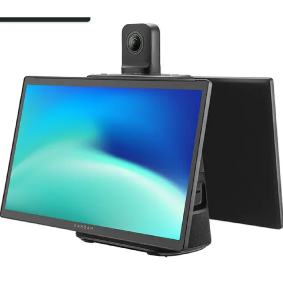 საკონფერენციო კამერა Kandao MT1001 Meeting Ultra, 4K UHD 360°, BT, WIFI, USB-C, Conference Camera With Dual Touchscreen, Black - Primestore.ge