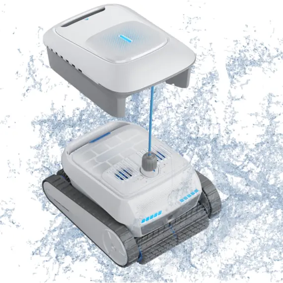აუზის საწმენდი რობოტი UBTech AIRROBO PC200, Cordless Robotic Pool Cleaner, White - Primestore.ge
