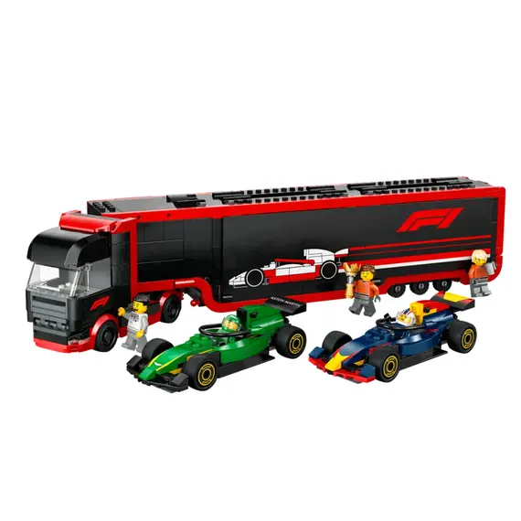 ლეგო LEGO Constructor City F1 Truck with RB20 & AMR24 F1 Cars - Primestore.ge