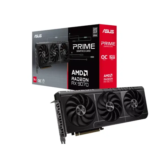 ვიდეო დაფა ASUS Prime Radeon™ RX 9070 16GB GDDR6 OC Edition - Primestore.ge