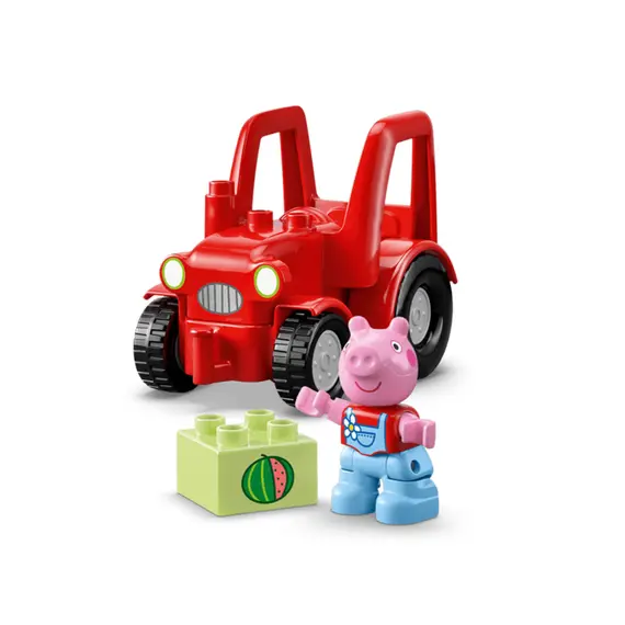 ლეგო LEGO Constructor DUPLO Peppa Pig Tractor and Market - Primestore.ge