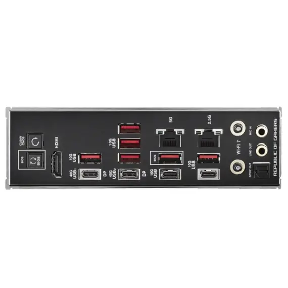 დედა დაფა ASUS Motherboard ROG CROSSHAIR X870E HERO sAM5 X870E 4xDDR5 M.2 HDMI Wi-Fi BT ATX - Primestore.ge