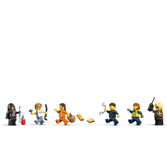 ლეგო LEGO Constructor City Police Train Heist - Primestore.ge