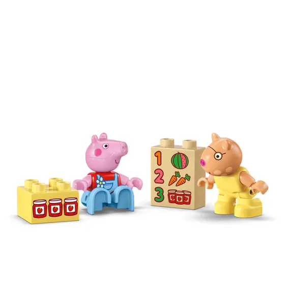 ლეგო LEGO Constructor DUPLO Peppa Pig Tractor and Market - Primestore.ge