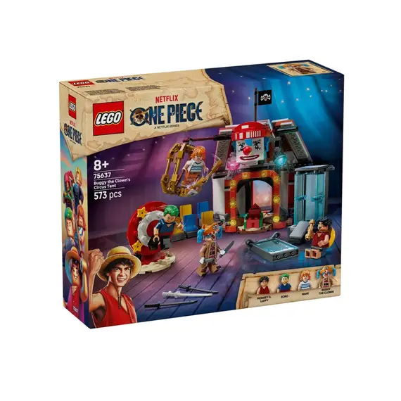 ლეგო LEGO Constructor ONE PIECE Buggy the Clown's Circus Tent - Primestore.ge
