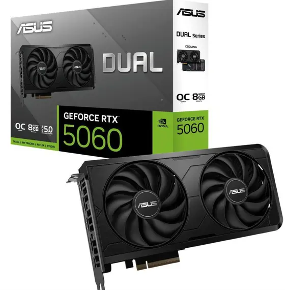ვიდეო დაფა ASUS Dual GeForce RTX™ 5060 EVO 8GB GDDR7 Bulk Pack - Primestore.ge