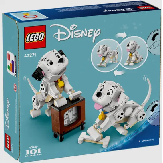 ლეგო LEGO Constructor Disney Classic Lucky & Penny 101 Dalmatians Puppies - Primestore.ge