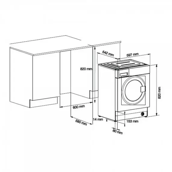 Washing machine BEKO WITV 8712 X0W, 2 image