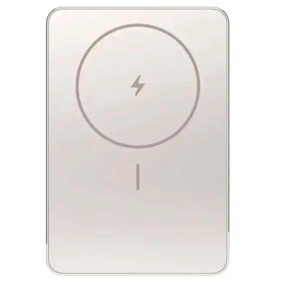 პორტატული დამტენი Xiaomi Super Slim Magnetic Power Bank 5000 Gold - Primestore.ge