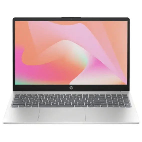 ნოუთბუქი HP 15 15.6" FHD  Ryzen 5-7520U 8GB 512GB SSD Integrated AMD  Graphics  Natural Silver - Primestore.ge