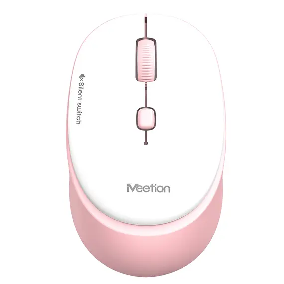 მაუსი MEETION R571 Pink/White - Primestore.ge