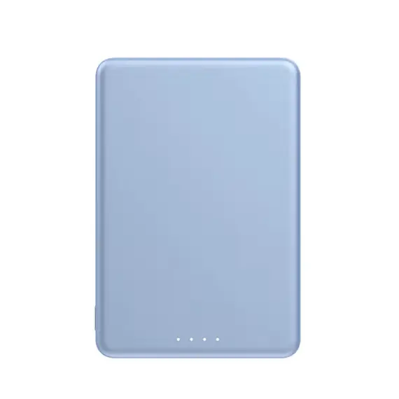 პორტატული დამტენი Xiaomi Super Slim Magnetic Power Bank 5000 Blue - Primestore.ge