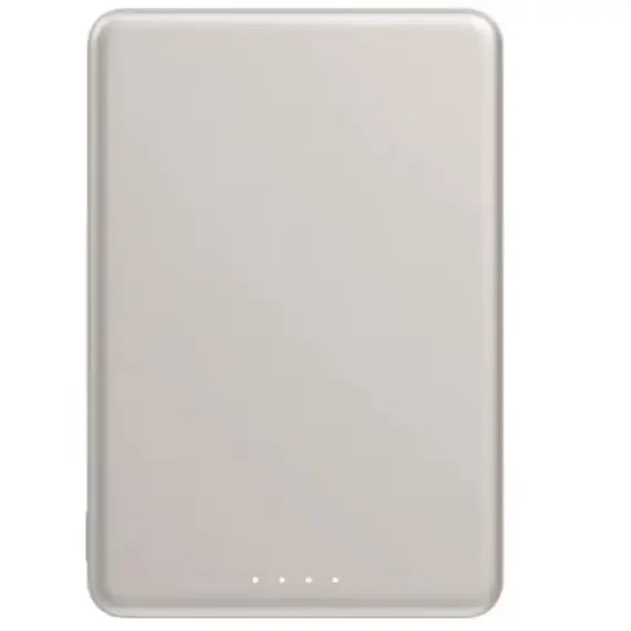 პორტატული დამტენი Xiaomi Super Slim Magnetic Power Bank 5000 Gold - Primestore.ge