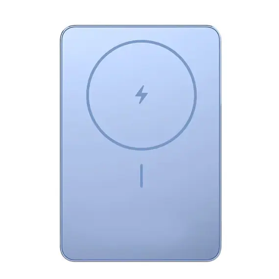 პორტატული დამტენი Xiaomi Super Slim Magnetic Power Bank 5000 Blue - Primestore.ge