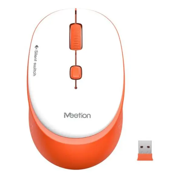 მაუსი MEETION R571 Orange/White - Primestore.ge