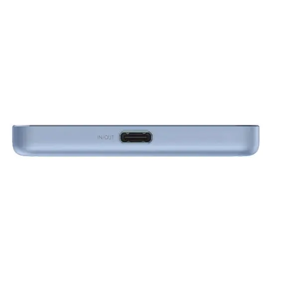 პორტატული დამტენი Xiaomi Super Slim Magnetic Power Bank 5000 Blue - Primestore.ge