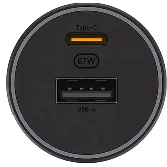 მანქანის დამტენი Xiaomi 67W Car Charger (USB-A + Type-C) - Primestore.ge