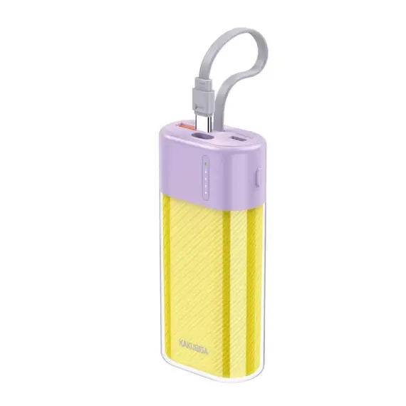 პორტატული დამტენი KAKUSIGA ksc-1072 10000mah yellow - Primestore.ge