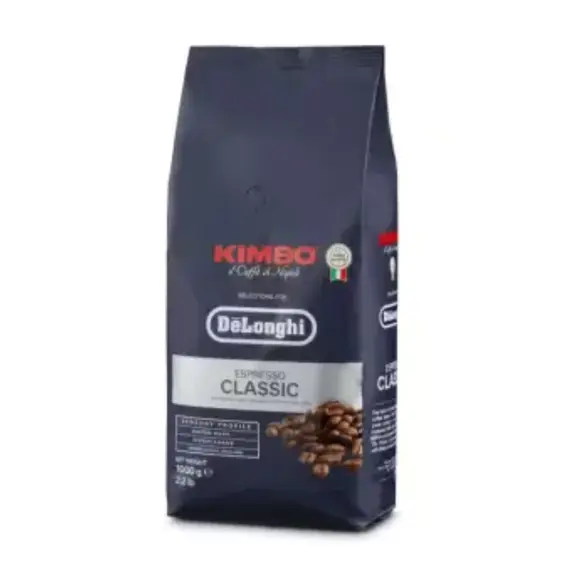 ყავის მარცვლები DeLonghi SET DLSC611 KIMBO-DL CLASSIC 1KG BEANS - Primestore.ge