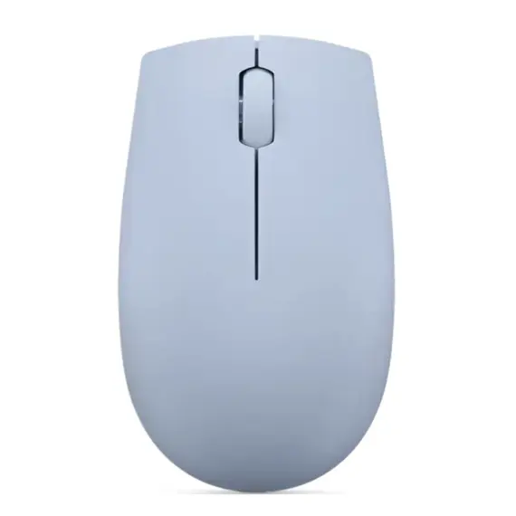 მაუსი Lenovo 300 Wireless Compact Mouse (Frost Blue) with battery - Primestore.ge
