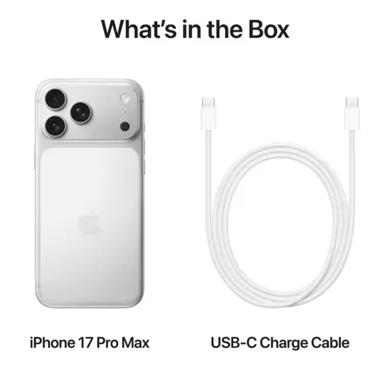 მობილური ტელეფონი Apple IPhone 17 Pro 256GB Silver eSIM - Primestore.ge