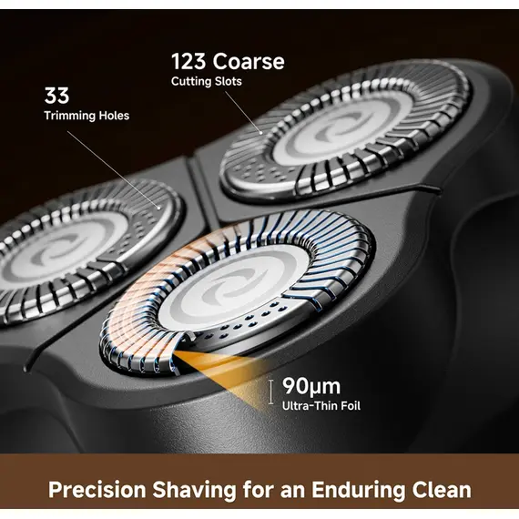 წვერსაპარსი Dreame S7 Shaver Black (AS01A) EU - Primestore.ge