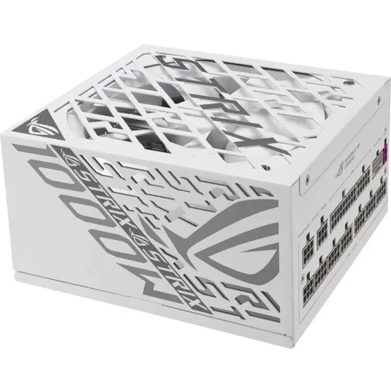 კვების ბლოკი ASUS ROG Strix 1000W Platinum White Edition 90YE00W4-B0NA00 - Primestore.ge