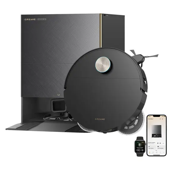 რობოტი მტვერსასრუტი Dreame Robot Vacuum X60 Ultra Complete Black (RLX87DE) - Primestore.ge