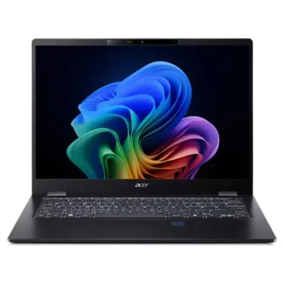 ნოუთბუქი Acer Notebook TravelMate TMP614-73 14" 2.8K OLED, Intel U5-125H, 16GB, F512GB, UMA, Win11P, black - Primestore.ge