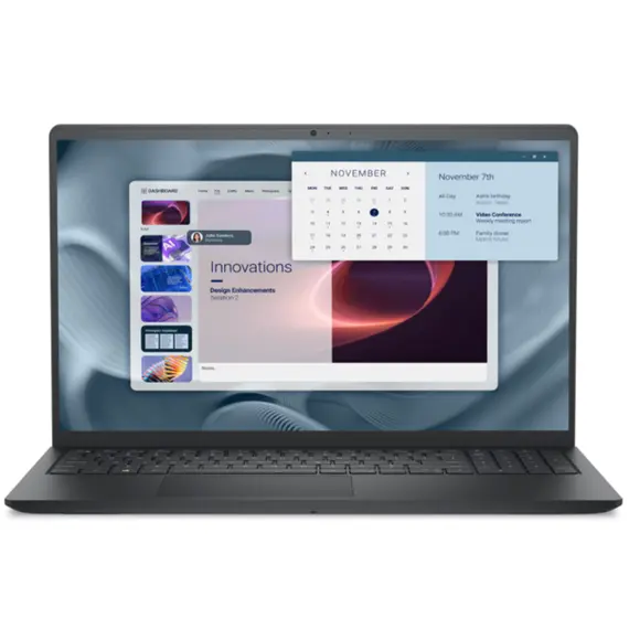 ნოუთბუქი Dell Pro 15 Essential PV15250/i5-1334U/1x8GB DDR5 5200MT/s/512GB SSD/15.6" FHD 120Hz 250 nits/Intel UHD/FgrPr/Cam &amp; Mic/Wi-Fi 6 + BT/3 Cell 41Wh/Carbon Black/Ubuntu/3Yrw - Primestore.ge