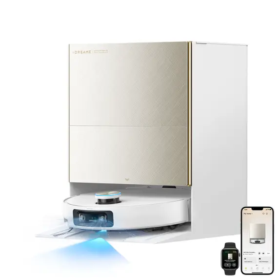 რობოტი მტვერსასრუტი Dreame Robot Vacuum X60 Ultra Complete White (RLX87DE) - Primestore.ge