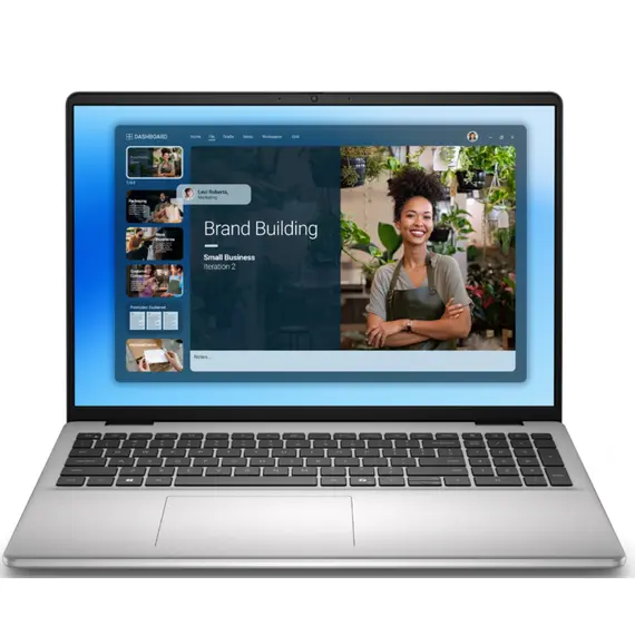 ნოუთბუქი Dell 16 DC16251/Core 7-150U/16GB/512GB SSD/Intel Graphics/FgrPr/WLAN + BT/16" FHD+/Backlit  ENG Kb/Silver/4 Cell/65W - Primestore.ge