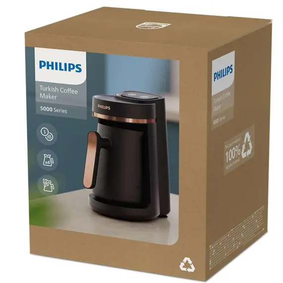 თურქული ყავის აპარატი PHILIPS HDA150/62 - Primestore.ge