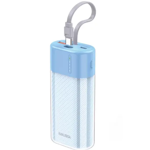 პორტატული დამტენი KAKUSIGA KSC-1072 22.5W blue - Primestore.ge
