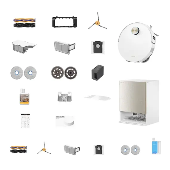 რობოტი მტვერსასრუტი Dreame Robot Vacuum X60 Ultra Complete White (RLX87DE) - Primestore.ge