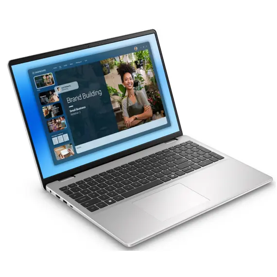 ნოუთბუქი Dell 16 DC16251/Core 7-150U/16GB/512GB SSD/Intel Graphics/FgrPr/WLAN + BT/16" FHD+/Backlit  ENG Kb/Silver/4 Cell/65W - Primestore.ge