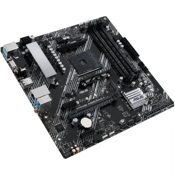 დედა დაფა ASUS Motherboard PRIME A520M-A II/CSM sAM4 A520 4xDDR4 HDMI D-Sub DP mATX - Primestore.ge