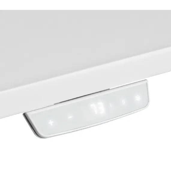 კომპიუტერის მაგიდა 2E Computer Desk CE150W, height 62-128cm, electric motor, tabletop 150 75cm (white), metal base (white) - Primestore.ge