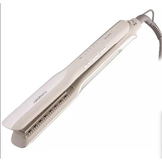 თმის გასასწორებელი Ardesto Hair straightener Pearl Cream, 50W, 140-230C, ceramics, beige - Primestore.ge