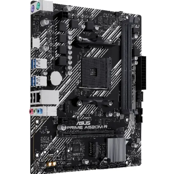 დედა დაფა ASUS Motherboard PRIME A520M-R sAM4 A520 2xDDR4 M.2 HDMI mATX - Primestore.ge