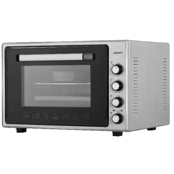 ელექტრო ღუმელი ARDESTO Electric oven ARDESTO, 70L, 2000W, mech., double glass, inox - Primestore.ge