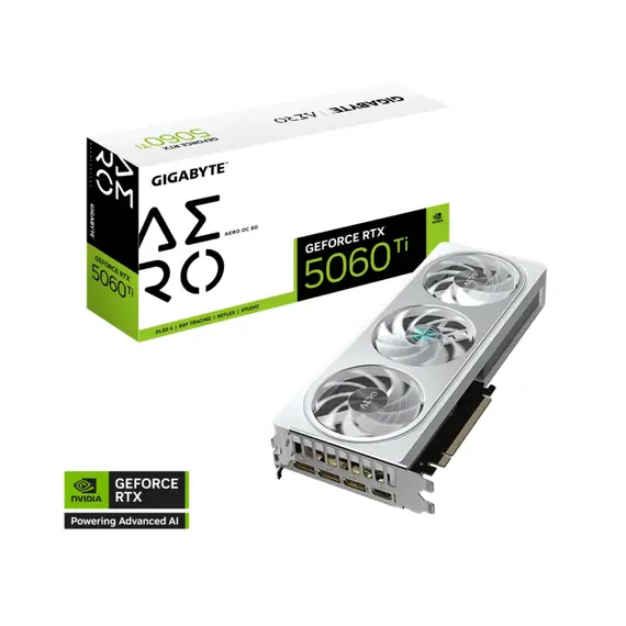 ვიდეო დაფა GIGABYTE Graphic Adapter GeForce RTX 5060 Ti 8GB GDDR7 AERO OC - Primestore.ge