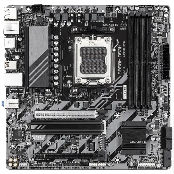 დედა დაფა GIGABYTE Motherboard B850M DS3H sAM5 B850 4xDDR5 M.2 HDMI DP mATX - Primestore.ge
