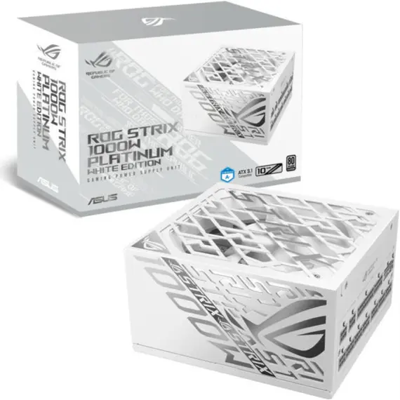 კვების ბლოკი ASUS ROG-STRIX-1000P-GAMING-WHITE - Primestore.ge