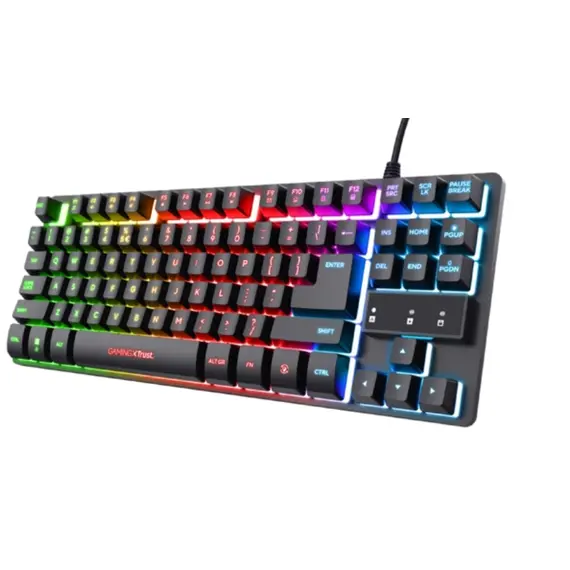 კლავიატურა Trust GXT833 THADO TKL KEYBOARD BLK US - Primestore.ge