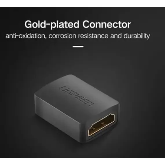 გადამყვანი Ugreen HDMI Female to Female Adapter Black/20107 - Primestore.ge