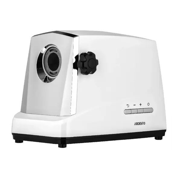 ხორცსაკეპი მანქანა ARDESTO Meat grinder , 1750W, 2kg/min, 3 cutting plates, sausages nozzle, 4 veg.slicer,  plastik, white-silver - Primestore.ge
