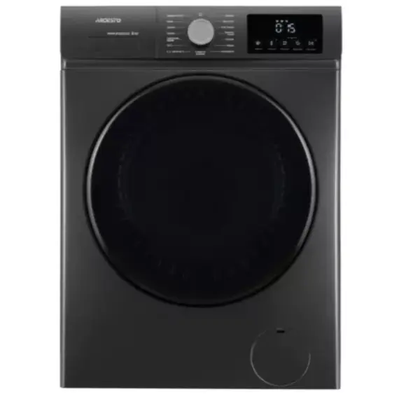 სარეცხი მანქანა ARDESTO front load Black Mars, 8kg, 1200, A, 55.5cm, display, steam, inverter, grey - Primestore.ge