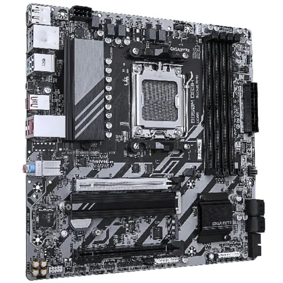 დედა დაფა GIGABYTE Motherboard B850M DS3H sAM5 B850 4xDDR5 M.2 HDMI DP mATX - Primestore.ge