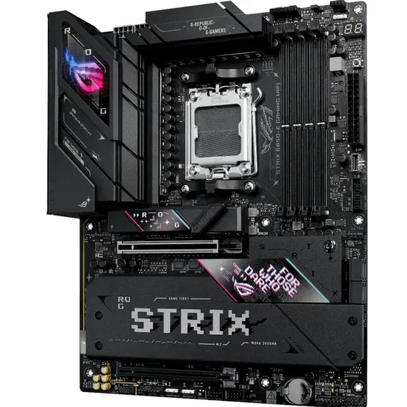 დედა დაფა ASUS Motherboard ROG STRIX B850-E GAMING WIFI sAM5 B850 4xDDR5 M.2 HDMI DP USB Type-C Wi-Fi BT ATX - Primestore.ge